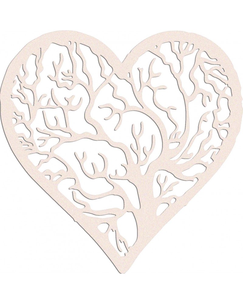 Καρδιά με δέντρο εσωτερικά Διακοσμητικό από Μέταλλο