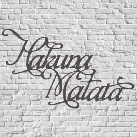 Hakuna Matata Sign Διακοσμητικό από Μέταλλο